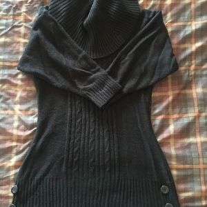Tunic length sweater